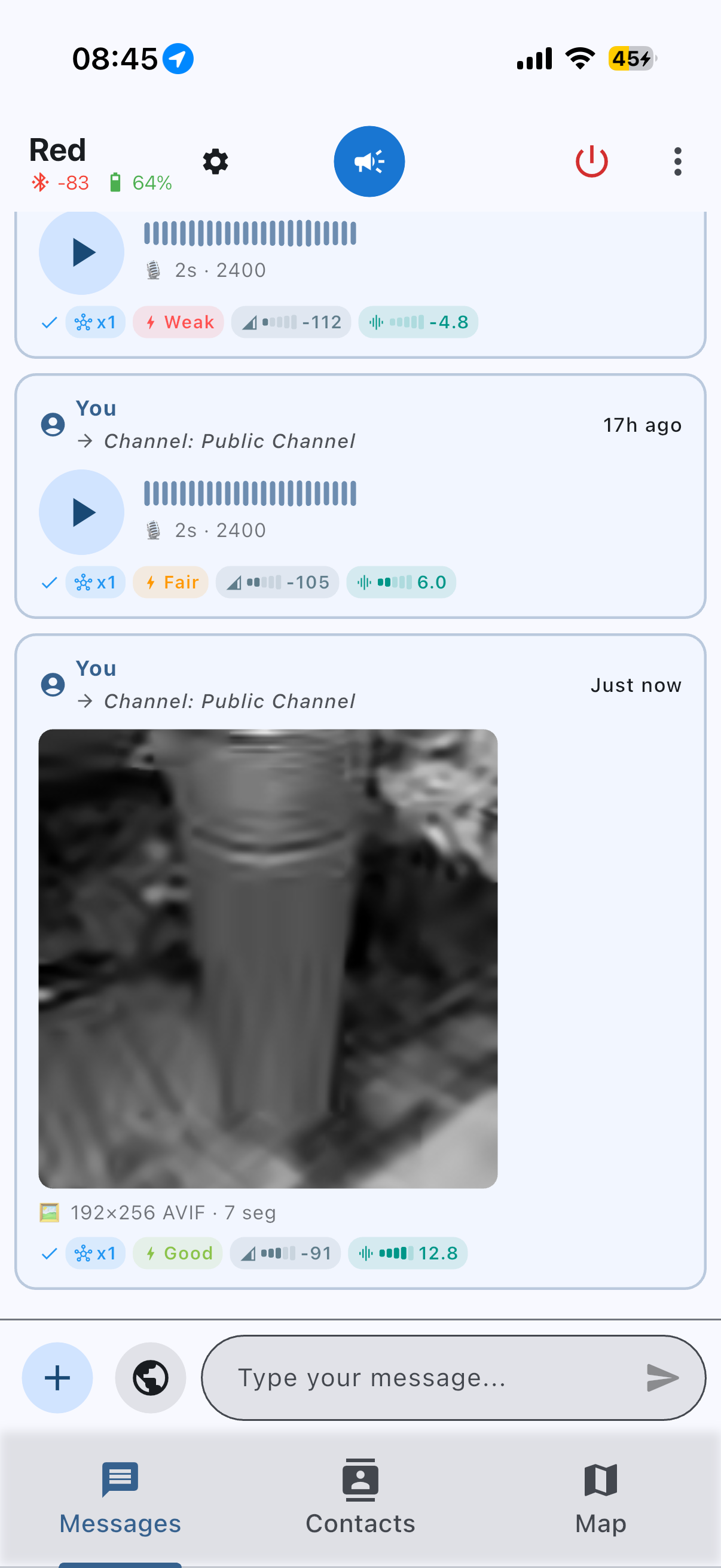 Compass and navigation view